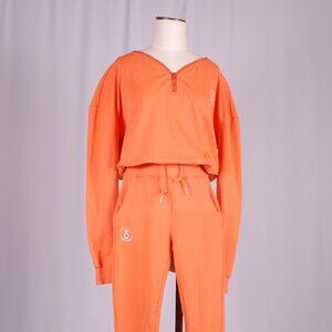 EUC Diafora Orange Pandora Sweatsuit, Sz - XS